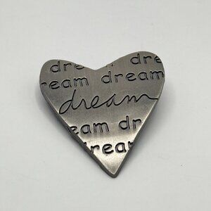 Sandra Magsamen "Dream" Heart Brooch
